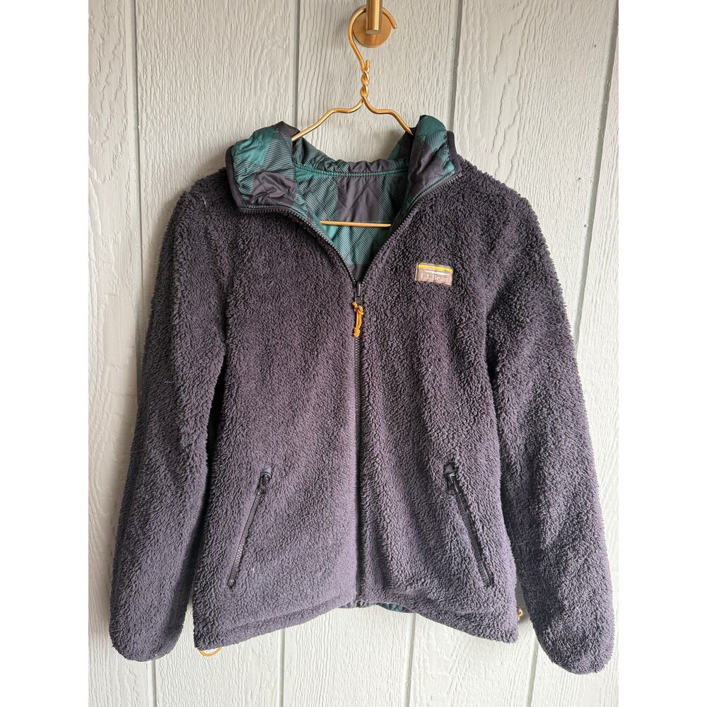L.L.Bean Mountain Bound Reversible Printed Jacket Plaid, XS - Picture 8 of 9